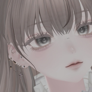 ✟Cross Riot✟　earrings set 19アバター対応 缩略图 6