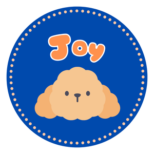 Positive Words × Fluffy Dog – Sticker Set (10 PNGs)