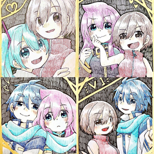 アナログミニ色紙