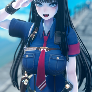 [Free]警察官っぽいポーズ3種類 缩略图 4