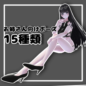 お姉さん向け！Pose Set 15種類