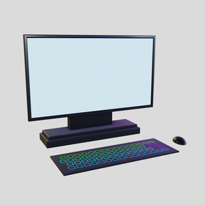 PCセット_3Dモデル
