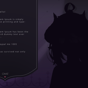 [Vtuber Overlay] Dark Gothic