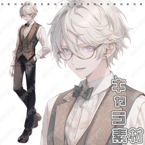 【114】キャラ素材_貴族の使用人っぽい男性