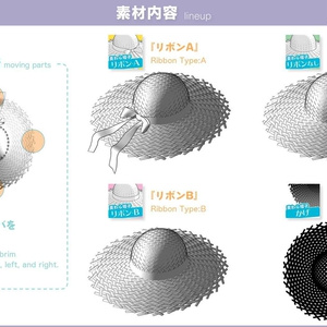麦わら帽子の3Dモデル 人気の同人グッズ333点を通販!話題のアニメやデザインから個性的で被らないアイテムが見つかる - BOOTH