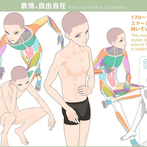 【3D】青年の全身モデル for CLIP STUDIO PAINT 缩略图 2