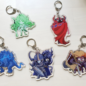 値下】ファイナルファンタジーⅥ ドット絵アクリルキーホルダー 全17