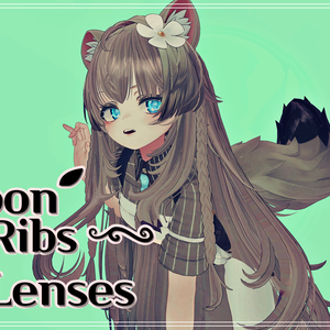 [FREE] [MANUKA] Heart Ribbon Ribs Lenses eye texture