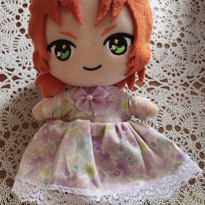 ぬい服 ワンピース（ラベンダー）