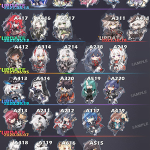 Arknights アークナイツ 明日方舟 ラップランド テキサス スカジ