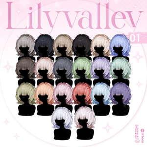 【10アバター対応】LilyValley Hair 缩略图 3