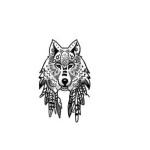 Wolf tattoo png