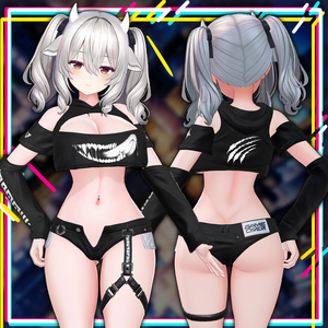 【複数アバター対応】もにゃもにゃパーカー２ 缩略图 3