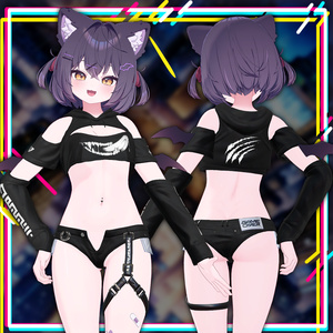 【複数アバター対応】もにゃもにゃパーカー２ 缩略图 7