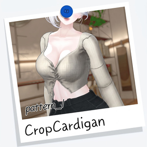 [6種対応] Crop Cardigan