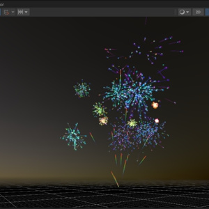 アバター周囲から出せる打ち上げはなび -Fireworks-
