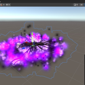 【FREE】ワールドに固定される毒々しいエリアエフェクト