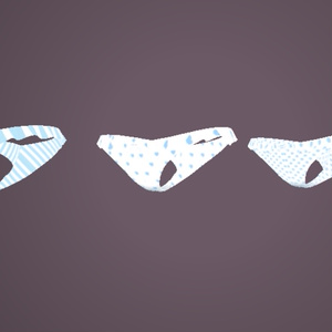【3日間無料/Free for three days】MAT全18種 ミルフィデフォルトアンダーウェアマテリアル/milfy default Underwear materia