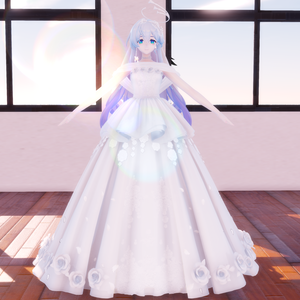 知更鸟 wedding dress【MMD MODEL DL】