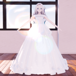 流莹 wedding dress【MMD MODEL DL】