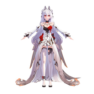 大月下花嫁【MMD MODEL DL】
