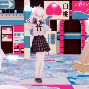 JK 花嫁 长裙 三合一東雪蓮 【MMD MODEL DL】