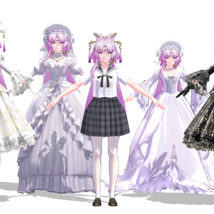 Honkai: Star Rail FuXuan符玄五合一大礼包【JK 婚纱 洛丽塔】