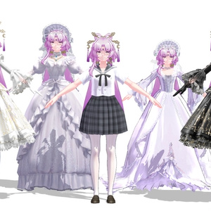 Honkai: Star Rail FuXuan符玄五合一大礼包【JK 婚纱 洛丽塔】