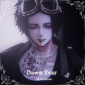 【♰Dawn Tear Necklace♰】オリジナル3Dモデル