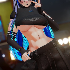 BECKENZI クロップトップ + 襟/Croptop & Spiked Collar 缩略图 9