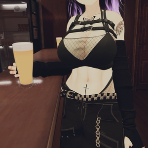 BECKENZI ゴス水着 /Goth Swimsuit 🖤[13+アバタ/Avatars] 缩略图 8