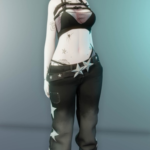 BECKENZI ゴス水着 /Goth Swimsuit 🖤[13+アバタ/Avatars] 缩略图 11