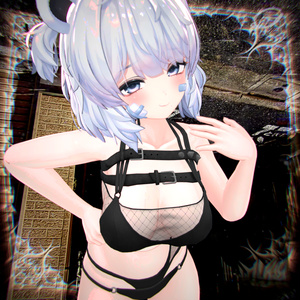 BECKENZI ゴス水着 /Goth Swimsuit 🖤[13+アバタ/Avatars] 缩略图 4