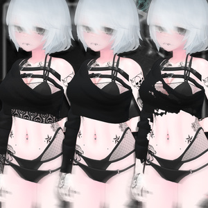 BECKENZI 水着クロップトップ /Torn Swimsuit Croptop [12+アバタ/Avatars] 缩略图 5