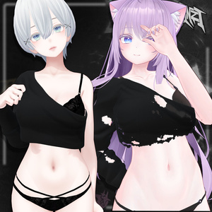 BECKENZI 水着クロップトップ /Torn Swimsuit Croptop [12+アバタ/Avatars] 缩略图 4