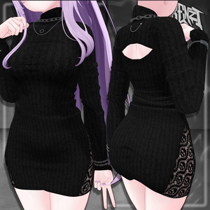 BECKENZI 【ミルティナ】スリムドレスとセーター＆ショートパンツ /[Milltina]Sweater & Shorts and Bodycon Dress 缩略图 3