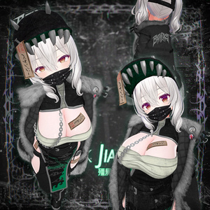 🎃BECKENZI パンクキョンシー/Punk Jiangshi [12アバタ/Avatars] 缩略图 2