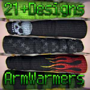 BECKENZI ArmWarmers/アームウォーマー [21+アバタ/Avatars] 💚🖤