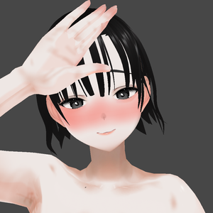 【VRM】【vroid】【オリジナルキャラクター】細身いお【R１８】【童顔】