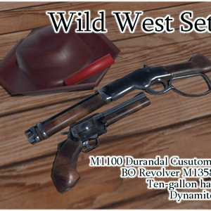 【VRchat想定】MCF Wild West Set