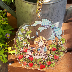 new🍄アクキー【苺畑のアリス】