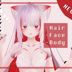 「萌」Kitsune Makeup, Hair, & Body Texture!