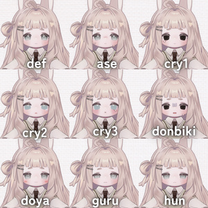 【kipfel/キプフェル】めろめろうさちゃん表情セット+liltoon material settings 缩略图 2