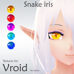 【Vroid】目Snake ヘビ iris(eyes) 虹彩