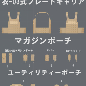 衣-03式プレートキャリア【VRChat向け】 缩略图 4