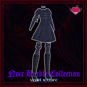【VRoidテクスチャ】Noir Buckle Collection - ノワールバックルコレクション