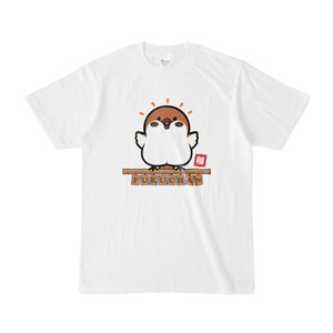 すずめの福ちゃんTシャツ（両面プリント）