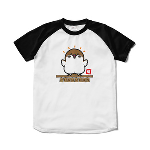 すずめの福ちゃん ラグランTシャツ