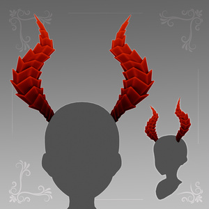 Demon Horns for VRChat - 悪魔の角 VRChat
