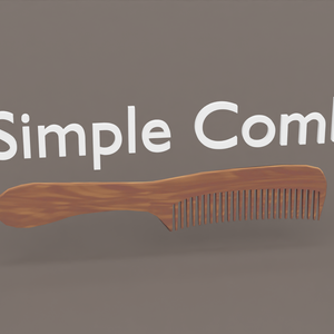 シンプルクシ Simple comb